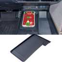 TOPINSTALL 2026 Wireless Charging Non-Slip Mat Compatible with 2025 2026 Toyota Camry, Black Silicone Protective Pad Center Console Liner for Camry Accessories