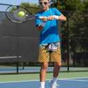 Cozople Boys Athletic Shorts Kids Basketball Shorts Mesh Breathable Shorts for 7-16 Years (Baseball Ice Cream)