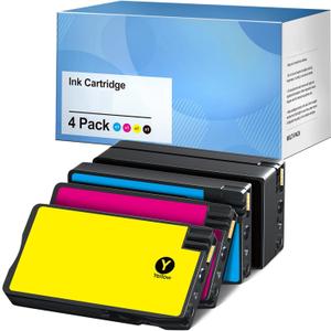 Acaves 962XL Ink Cartridges Combo Pack HP962XL/962 Ink Cartridges Combo Pack for HP Ink 962XL Combo Pack HP962XL Use with HP Officejet Pro 9010 9015 9018 9020 9025 Printers, 4 Pack