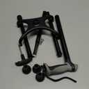 Rehand Quad Cane, Walking Cane with Ergonomic Handle Ever and Graceful 4-Pronged Base for Extra Stability, Adjustable Walking Sticks for Right or Left Handed Men & Women and Seniors (Black2)