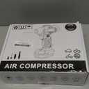 Tire Inflator Cordless for Dewalt MAX 20V Battery [Tool Only], 160PSI Portable Air Inflator with Pressure Gauge, Auto-Shut Off & Fast Inflation, Auto Air Pump for Car, Motorcycle, Bike, Ball