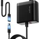 65W HP Laptop Charger, Computer Charger for HP Pavilion/Envy/ProBook/EliteBook/Chrombook, Compatible with HP USB-C 44W Smart Blue Tip Power Adapter (4.5mm)