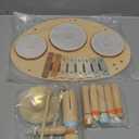 Drum Set - 9 in 1 Musical Instruments for for Toddlers 3+, Wooden Montessori Toys for Boy & Girls Easter Birthday Gifts, Musical Drum Set with Xylophone for Kids 3 4 5 6