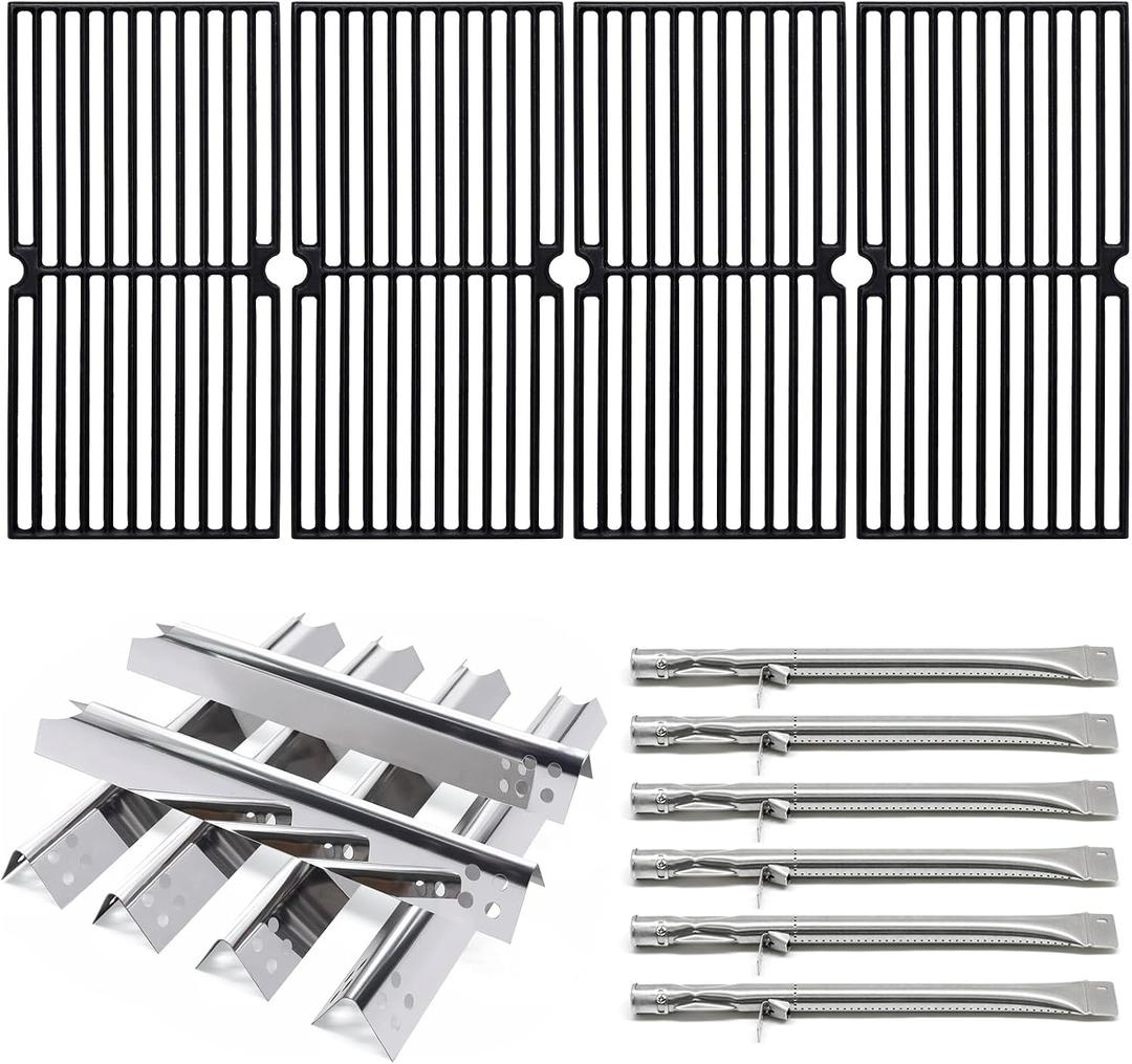 Grill Rreplacement Parts for Brinkmann 810-6680-S, Replacement for Brinkmann 810-6680-S Grates, for Brinkmann 810-6680-S Burners, for Brinkmann Heat Plate 810-6680-S, for Brinkmann 810-6680-S Parts
