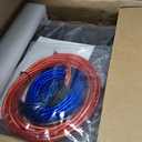 1000W Car Subwoofer, 10'' Slim Under Seat Powered Car Subwoofer w/Built-in Amplifier & Hi/Lo Input, Bass Speaker Subwoofer with Blue Light, Individual Control, for Car/Truck/SUV/Jeep/MPV, Spider Style