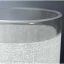 4 Pack White Linen Frosted Glass Lamp Shade Covers, 5.9in Height, 3.9in Diameter, 1.65in Fitter, Cylinder Light Fixture Lampshade, Glass Shade Replacement Globe for Chandelier Wall Sconce
