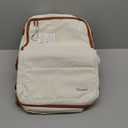 Taygeer Backpack for Women, College Backpack with Laptop Compartment & Shoe Pouch, 40l Travel Laptop Mochila Carry On Luggage, Airline Approved Personal Item Bag for Weekender Gym Hiking, Khaki White (X-Large)