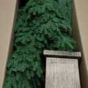 Jin&Bao 4FT Potted Christmas Tree with 100 Lights, Artificial Xmax Tree Timer Function with Round Pine Cones & Red Berries, 3AA Battery Operated Christmas Decorations for Outdoor, Porch