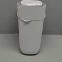 ELPHECO Slim Bathroom Trash Can with Lid, 2.5 Gallon Automatic Adsorption Garbage Can, Narrow Sensor Trash Bin, Slim Waterproof Garbage Can, Smart Waste Bin for Narrow Space(Bag Self-Absorbing) (White Absorption)