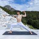 Liforme XL Yoga Mat Free Yoga Bag Included - Patented Alignment System, Warrior-like Grip, Non-slip, Eco-friendly, sweat-resistant, long, wide, 4.2mm thick mat for comfort