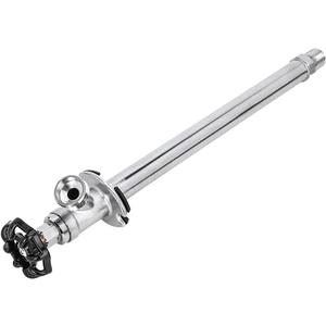 EFIELD 8-Inch Long Frost Free Sillcock 1/2 inch Mip x 3/4 inch Hose Bibb, Brass, Chrome Plated Brass Body,(SILLCOCK013)