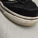 Vans Toddler Brooklyn LS V Shoe - Comfortable Walking Sneakers for Boys & Girls. Suede/Canvas Black/White. 6.5