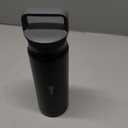 Ello Pop & Fill Stainless Steel Water Bottle with Quick Fill Technology, Double Walled Vacuum Insulated Metal, Leak Proof Locking Lid, Sip & Chug, BPA Free, Holiday Gift for Him Her, 22oz, 32oz, 40oz (Tonal Black)