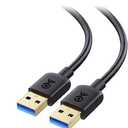 Cable Matters 5Gbps Long USB 3.0 Cable - 10ft, Male to Male USBA to USBA Cable, USB Cord, Black