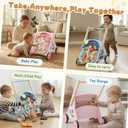 Wiqins Wooden Baby Push Walker, 10-in-1 Baby Walker Toys with Wheels for Toddlers 18 Months, Detachable Montessori Activity Board Toy & Storage for 1 Year Old Boys Girls Learning to Walk