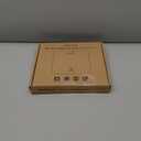 Digital Bathroom Scale for Body Weight: High-Precision 4-Sensor Accuracy, LED Display, 400lb/180kg Capacity, Safe Rounded Corners, Batteries Included (Black)