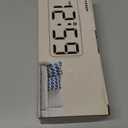 Peakeep Small Digital Alarm Clock Plug in for Bedrooms Bedside, Tiny Electric Clock Large Big Numbers Display with Battery Backup for Desk Table, 6 Dimmers, 5 Adjustable Alarm Volumes (Blue)