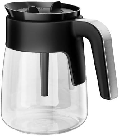 12 Cup Coffee Pot Replacement for Ninja Coffee Maker CFP101 CFP201 CFP301 CFN601 CFP250A CFP300 CFP307, Glass Carafe Replacement with Brew-Through Lid, Ninja Coffee Pot Replacement with Sturdy Handle 12 Cup Coffee Pot Replacement for Ninja Coffee Maker CFP101 CFP201 CFP301 CFN601 CFP250A CFP300 CFP307, Glass Carafe Replacement with Brew-Through Lid, Ninja Coffee Pot Replacement with Sturdy Handle