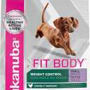 Eukanuba Fit Body Weight Control Small Breed Adult Dry Dog Food, 4 lb Bag (4 Pound (Pack of 1)) Best By 05/Jun/2026