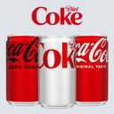 Diet Coke Fridge Pack Diet Soda, 7.5 fl oz Cans, 10 Pack - Mini Soda Soft Drinks