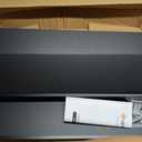upsimples 23.6'' Long Floating Shelves for Wall Decor and Storage, Black, 23.6in