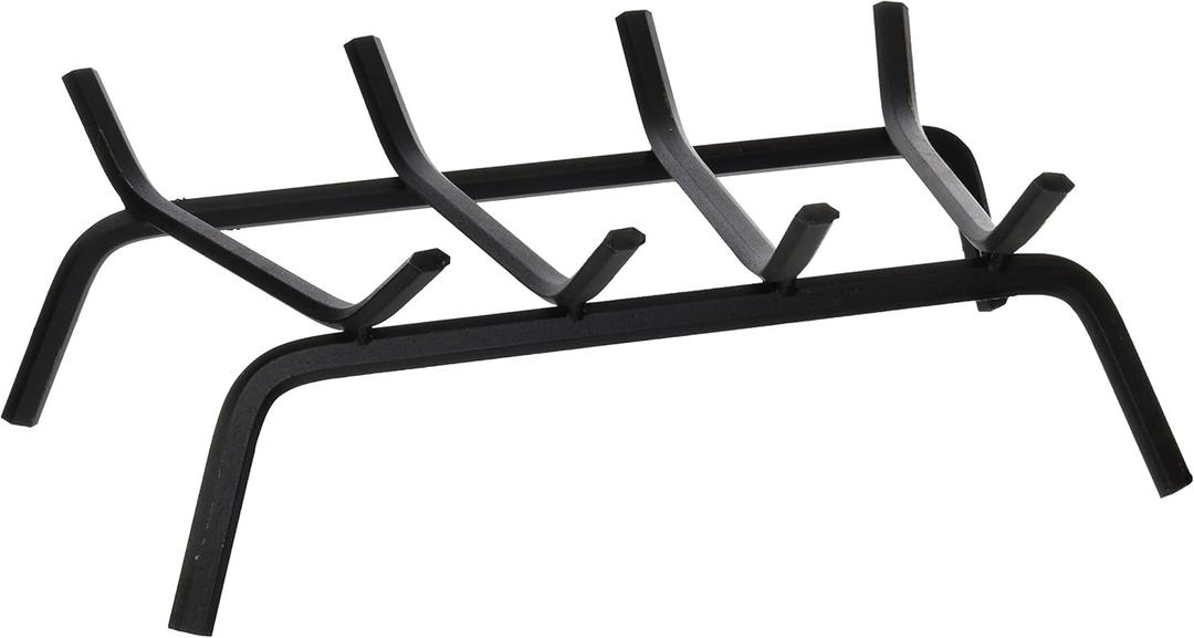 Panacea Products Corp 18" Black Wrought Iron Fireplace Grate 15450Tv