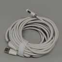 Maxonar Charging Link Cable 16FT  Charge While Playing, USB 3.0 Stable Data, Built to Replace Meta Link Cable White