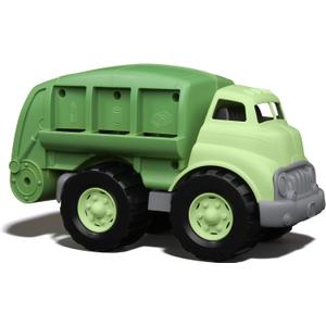 Green Toys Recycling Truck in Green Color - BPA and Phthalates Free Garbage Truck for Improving Gross Motor, Fine Motor Skills. Kids Play Vehicles
