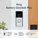 Ring Battery Doorbell Plus (newest model), Home or business security, Head-to-Toe HD+ Video, motion detection & alerts, and Two-Way Talk