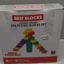 Best Blocks Big Blocks Set, Large Building Blocks for Ages 3 and Up, 100% Compatible with All Major Brands, Classic Colors, 204 Pieces
