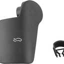 4M1823533F4PK front hood release handle compatible with 2017 2018 2019 2020 2021 Audi Q7, VW Touareg and Porsche Cayenne 2018 2019 2020 2021 Black car hood latch handle