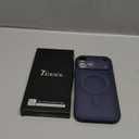 TOCOL for Phone 17 Max Pro Case, Full Camera Protection, Built-in Magnetic Ring, Compatible with Magsafe Charger, Translucent Matte Phone Case for Phone 17 ProMax 6.9 inch (Dark Blue)