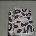 2 x Magic Self-Adhesive Cosmetic Makeup Storage Bag for Travelling, Protectable Travelling Organizer, Easy-Packing Cosmetic Bag Magic Patch Cloth, Camera Lens Protection Wrap, Camera Bag, (Pink Leopard)