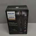 Philips Sonicare DiamondClean Smart 9500 Electric Toothbrush, Sonic Toothbrush with App, Pressure Sensor, Brush Head Detection, 5 Brushing Modes and 3 Intensity Levels, Black, Model HX9923/11