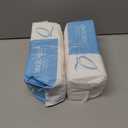 2 x Disposable Face Towels, 100 Count, Thick Facial Tissue for Cleansing, Skincare and Makeup Remover