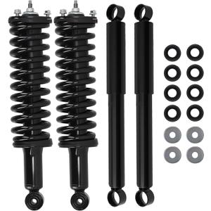 maXpeedingrods Front Strut & Rear Shock for Toyota Tacoma 4WD 1995-2004 RWD 1998-2004, 171352L 171352R 37113 Suspension Strut w/Coil Spring Shock Absorber Assembly