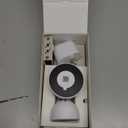 Google Nest Cam Indoor (Wired, 3rd Gen) - Security Camera with 2K Video and Gemini, Night Vision, 2-Way Audio, Works with Google Home - 2025 Model - Snow