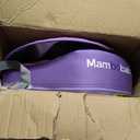 Add Tail Mambobaby Float with Canopy, Baby Floats for Pool Non-Inflatable Waist Float Swim Training Toy with UPF 50+ UV Sun Canopy (Contrast-Purple)