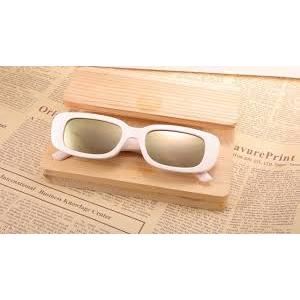 Przene Retro Rectangle Sunglasses Vintage Small Sun Glasses UV Protection for Women Men