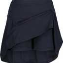Izod Girls' School Uniform Pull-on Scooter Skirt with Undershorts, Knit Waistband & Functional Pockets, Wrinkle Resistant
