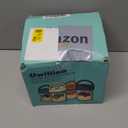 4 Pack Overnight Oats Containers with Lids and Handles, Folding Spoons & Divided Compartments for Fruit & Nuts, 16oz Glass Mason Jars for Oatmeal Yogurt Container with lids (Cream/Blue/Gray/Pink)