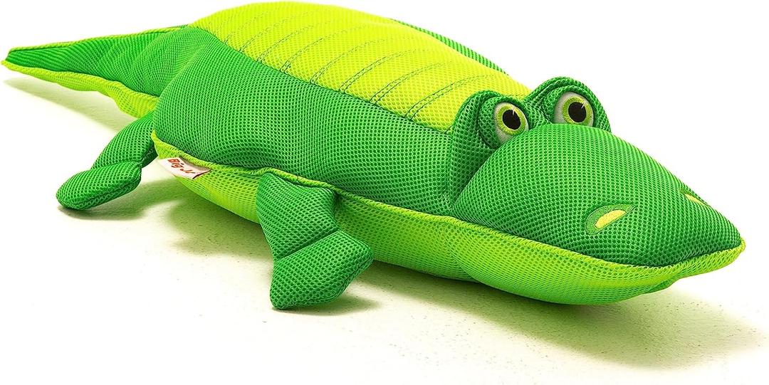 Big Joe Pool Petz Small Alligator, No Inflation Needed Animal Floating Pool Toy Float, Mesh, 45"L x 15"W