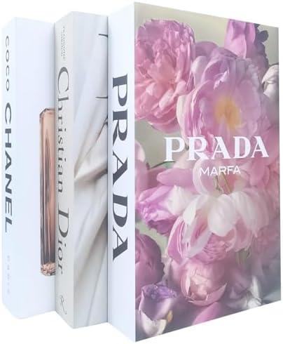 3PCS Decorative Books - Faux Books for Decorations Aesthetic Chic Fake Book for Home Décor Coffee Table Decor Bookshelf