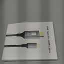 USB-C to HDMI Cable 6Ft [4K@60Hz] High-Speed USB Type C to HDMI 2.0 Braided Cord (Thunderbolt 3/4 Compatible) for iPhone 15 Series, MacBook Pro/Air, iPad Pro, Galaxy S8 to S23