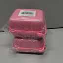 2 x MGZNMTY Carrying Case and Silicone Case for Bitzee Magicals Interactive Toy Digital Pet and Protective Skin Cover for New Bitsy Electronic Virtual Pet (Pink)