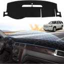 Sunsdrew Dash Cover for 2007-2014 Chevrolet Suburban/Tahoe&GMC Yukon,2007-2013 Chevy Avalanche Silverado 1500 LTZ&GMC Sierra SLT Denali Dash Cover Mat Accessories Nonslip Mesh Protector No Glare