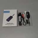 Premium Pro Bluetooth 5.4 Transmitter Receiver,Airplane Audio Adapter,Wireless Transmitter for TV/Travel Flight,Airline,Gym.Compatible with 2 AirPods/Headphones,Bluetooth Receiver for Car/Home Stereo (Black)