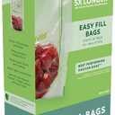 FoodSaver Easy Fill 1-Gallon Vacuum Sealer Bags | Commercial Grade and Reusable | 10 Count