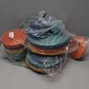 Homienly 40-Piece Premium Wheat Straw Dinnerware Sets, Service for 8, Unbreakable Plates and Bowls Set - Cups Sets, Dinner Plates, Bowls for Kitchen,Dishwasher and Microwave Safe Dishes Set - Multicolor