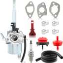 MOTOALL Carburetor for Ariens 20001368 20001027 20001086 20001369 Sears McCulloh Husqvarna Poulan Pro 436565 532436565 585020402 Snow Blower Thrower with LCT 208cc Engine LCT 03121 03122 13141 13142